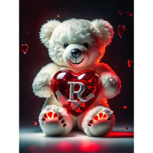 Load image into Gallery viewer, Diamond Painting - Full Square - 26 letter care bear-R (30*40CM)
