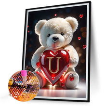 Load image into Gallery viewer, Diamond Painting - Full Square - 26 letter care bear-U (30*40CM)
