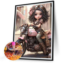 Load image into Gallery viewer, Diamond Painting - Full Round - sweet cool girl (30*40CM)
