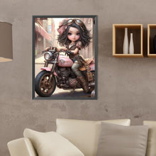 Load image into Gallery viewer, Diamond Painting - Full Round - sweet cool girl (30*40CM)
