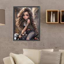Load image into Gallery viewer, Diamond Painting - Full Round - sweet cool girl (30*40CM)
