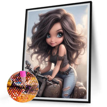 Load image into Gallery viewer, Diamond Painting - Full Round - sweet cool girl (30*40CM)
