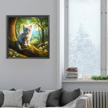 Load image into Gallery viewer, Diamond Painting - Full Round - woods kitten (30*30CM)
