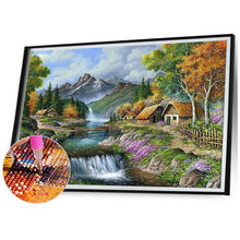 Load image into Gallery viewer, Diamond Painting - Full Square - forest waterfall (70*50CM)
