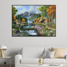 Load image into Gallery viewer, Diamond Painting - Full Square - forest waterfall (70*50CM)

