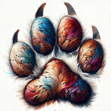 Load image into Gallery viewer, Diamond Painting - Full Round - Colorful paws (30*30CM)
