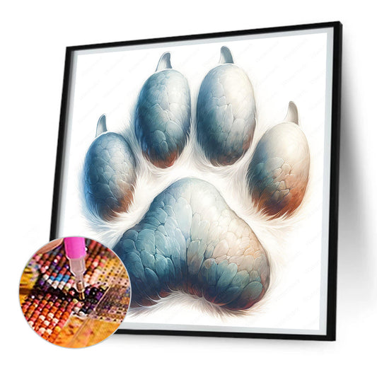 Diamond Painting - Full Round - Colorful paws (30*30CM)