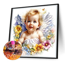 Load image into Gallery viewer, Diamond Painting - Full Round - little angel (30*30CM)
