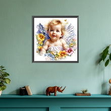 Load image into Gallery viewer, Diamond Painting - Full Round - little angel (30*30CM)

