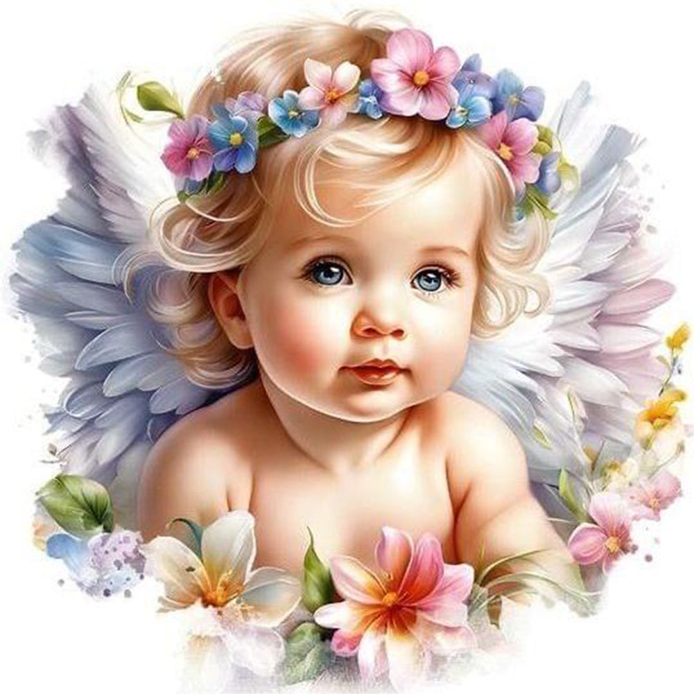 Diamond Painting - Full Round - little angel (30*30CM)