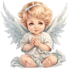 Load image into Gallery viewer, Diamond Painting - Full Round - little angel (30*30CM)
