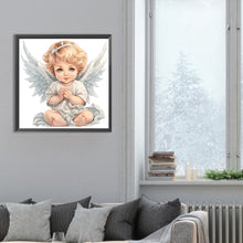 Load image into Gallery viewer, Diamond Painting - Full Round - little angel (30*30CM)

