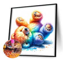 Load image into Gallery viewer, Diamond Painting - Full Round - rainbow bear (30*30CM)
