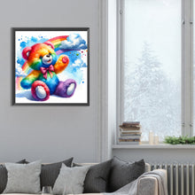 Load image into Gallery viewer, Diamond Painting - Full Round - rainbow bear (30*30CM)
