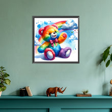 Load image into Gallery viewer, Diamond Painting - Full Round - rainbow bear (30*30CM)
