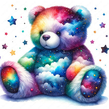 Load image into Gallery viewer, Diamond Painting - Full Round - rainbow bear (30*30CM)
