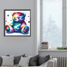 Load image into Gallery viewer, Diamond Painting - Full Round - rainbow bear (30*30CM)
