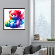 Load image into Gallery viewer, Diamond Painting - Full Round - rainbow bear (30*30CM)
