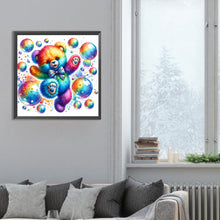 Load image into Gallery viewer, Diamond Painting - Full Round - rainbow bear (30*30CM)
