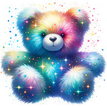 Load image into Gallery viewer, Diamond Painting - Full Round - rainbow bear (30*30CM)
