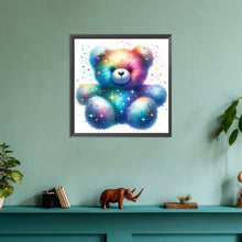 Load image into Gallery viewer, Diamond Painting - Full Round - rainbow bear (30*30CM)
