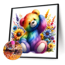 Load image into Gallery viewer, Diamond Painting - Full Round - rainbow bear (30*30CM)
