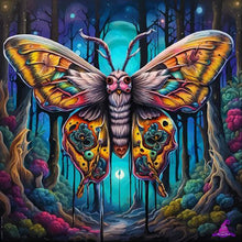 Load image into Gallery viewer, Diamond Painting - Full Round - forest butterfly (40*40CM)
