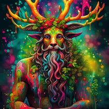 Load image into Gallery viewer, Diamond Painting - Full Round - abstract nature boy (40*40CM)
