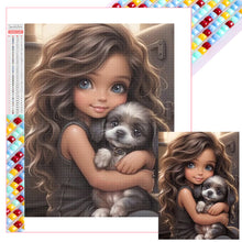 Load image into Gallery viewer, Diamond Painting - Full Square - little girl (30*40CM)
