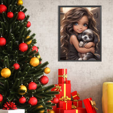 Load image into Gallery viewer, Diamond Painting - Full Square - little girl (30*40CM)
