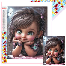 Load image into Gallery viewer, Diamond Painting - Full Square - little girl (30*40CM)
