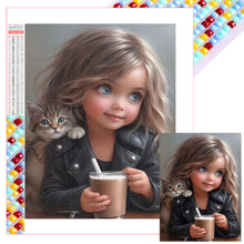 Load image into Gallery viewer, Diamond Painting - Full Square - little girl (30*40CM)
