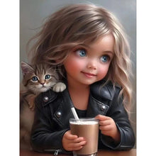 Load image into Gallery viewer, Diamond Painting - Full Square - little girl (30*40CM)
