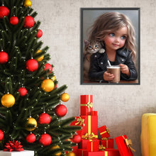 Load image into Gallery viewer, Diamond Painting - Full Square - little girl (30*40CM)
