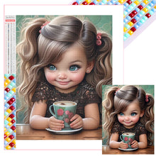 Load image into Gallery viewer, Diamond Painting - Full Square - little girl (30*40CM)
