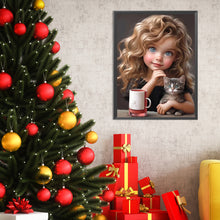 Load image into Gallery viewer, Diamond Painting - Full Square - little girl (30*40CM)
