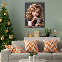 Load image into Gallery viewer, Diamond Painting - Full Square - little girl (30*40CM)
