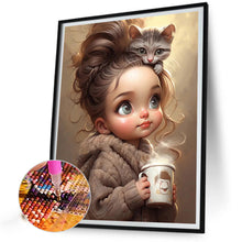Load image into Gallery viewer, Diamond Painting - Full Square - little girl (30*40CM)
