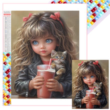 Load image into Gallery viewer, Diamond Painting - Full Square - little girl (30*40CM)
