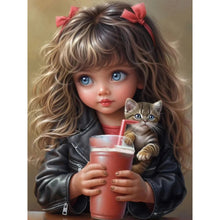 Load image into Gallery viewer, Diamond Painting - Full Square - little girl (30*40CM)
