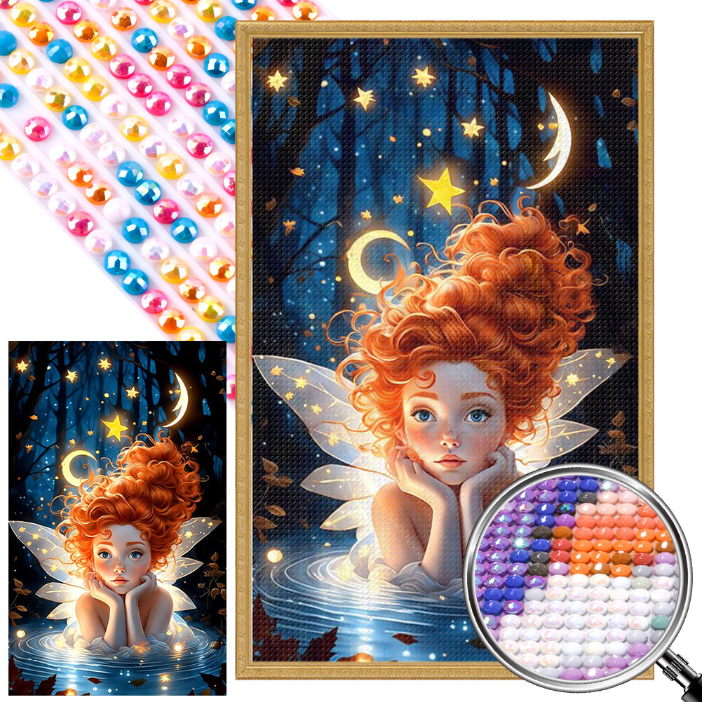 AB Diamond Painting - Full Round - forest fairy (40*65CM)