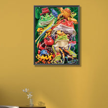 Load image into Gallery viewer, AB Diamond Painting - Full Round - frog (40*55CM)
