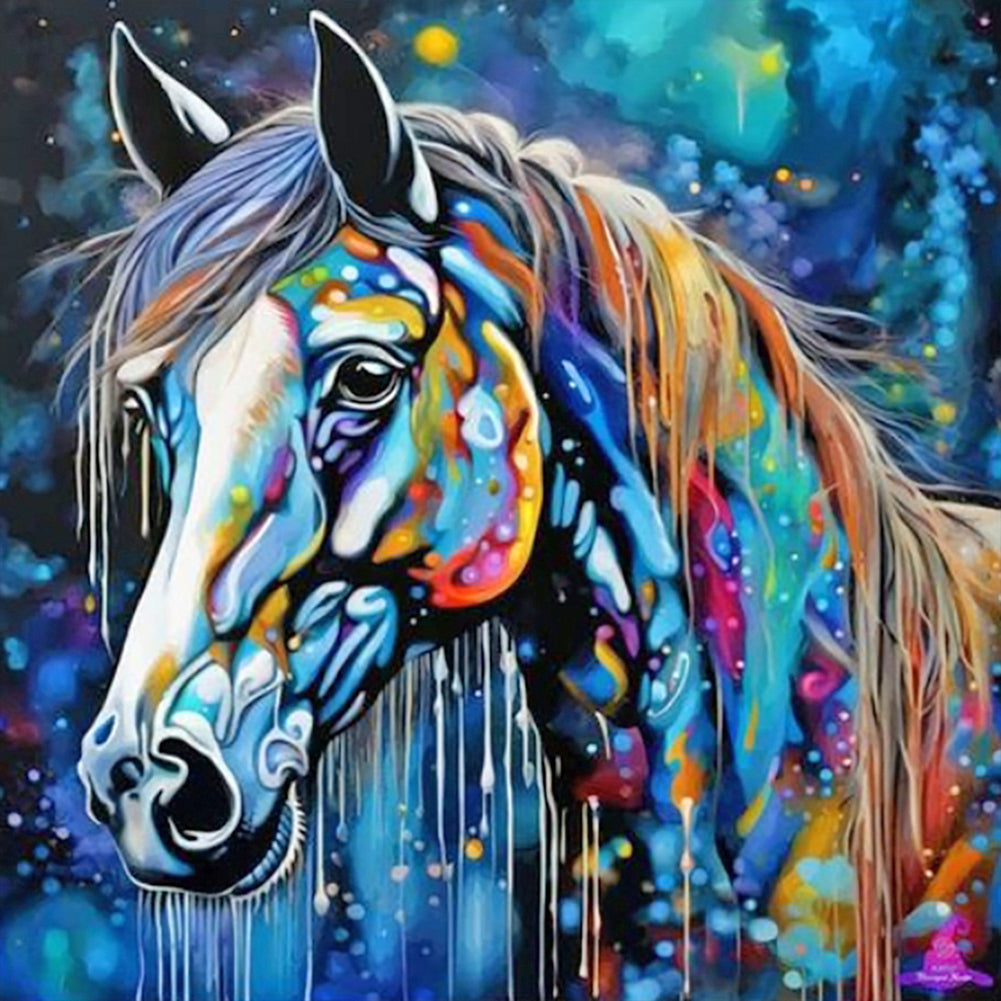 Diamond Painting - Full Round - horse (40*40CM)