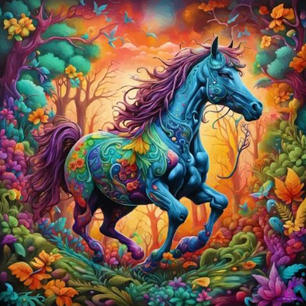 Diamond Painting - Full Round - horse (40*40CM)