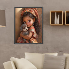 Load image into Gallery viewer, Diamond Painting - Full Round - Sweet big eyed girl (30*40CM)
