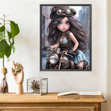Load image into Gallery viewer, Diamond Painting - Full Round - sweet cool girl (30*40CM)
