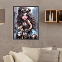 Load image into Gallery viewer, Diamond Painting - Full Round - sweet cool girl (30*40CM)
