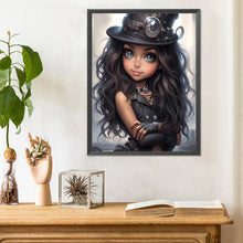 Load image into Gallery viewer, Diamond Painting - Full Round - sweet cool girl (30*40CM)
