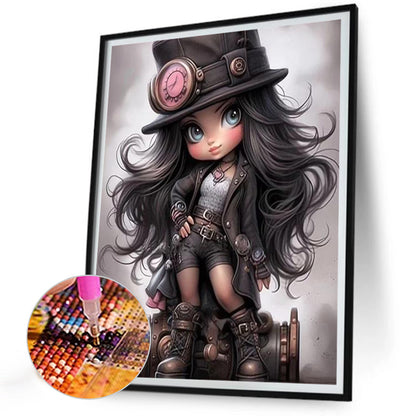 Diamond Painting - Full Round - sweet cool girl (30*40CM)