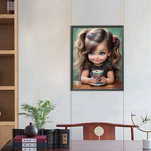 Load image into Gallery viewer, Diamond Painting - Full Round - sweet cool girl (40*50CM)
